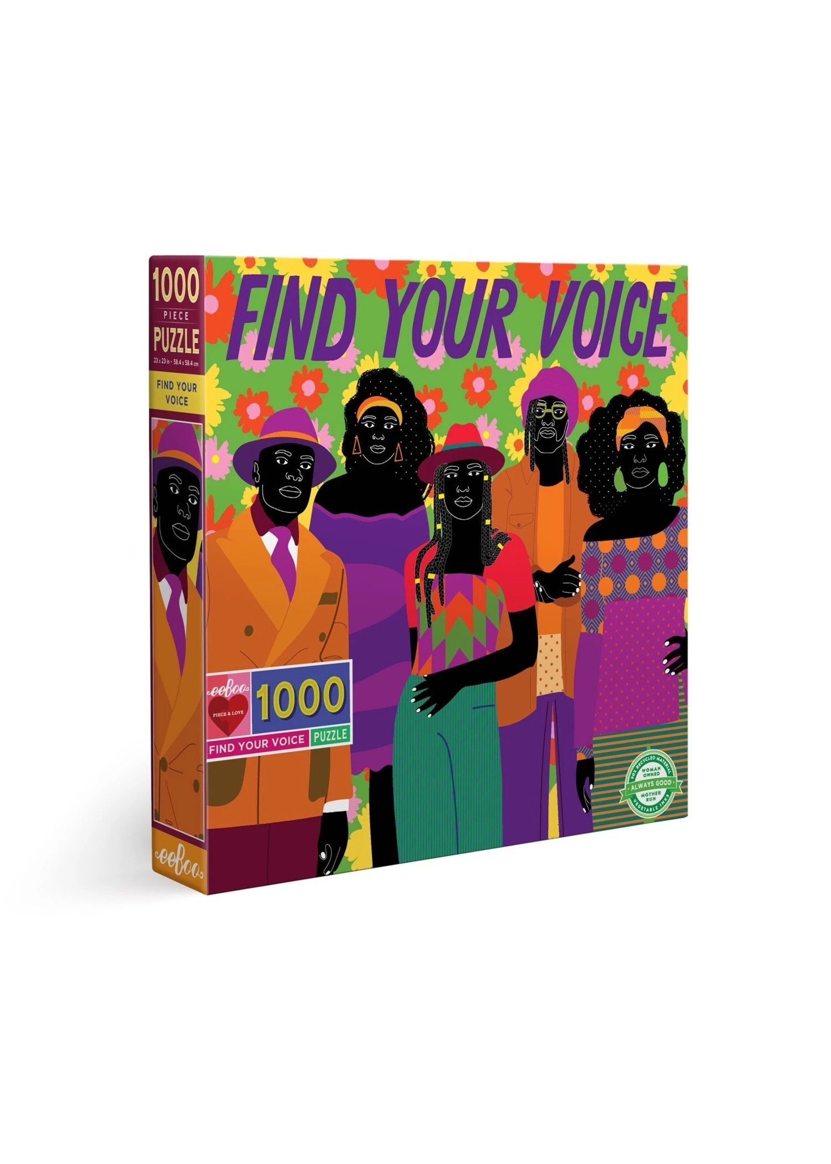 Eeboo Find Your Voice - 1000 Piece Puzzle