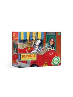 Eeboo Red Fire Truck - 20 Piece Puzzle