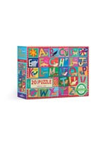 Eeboo Animal ABC - 20 Piece Puzzle