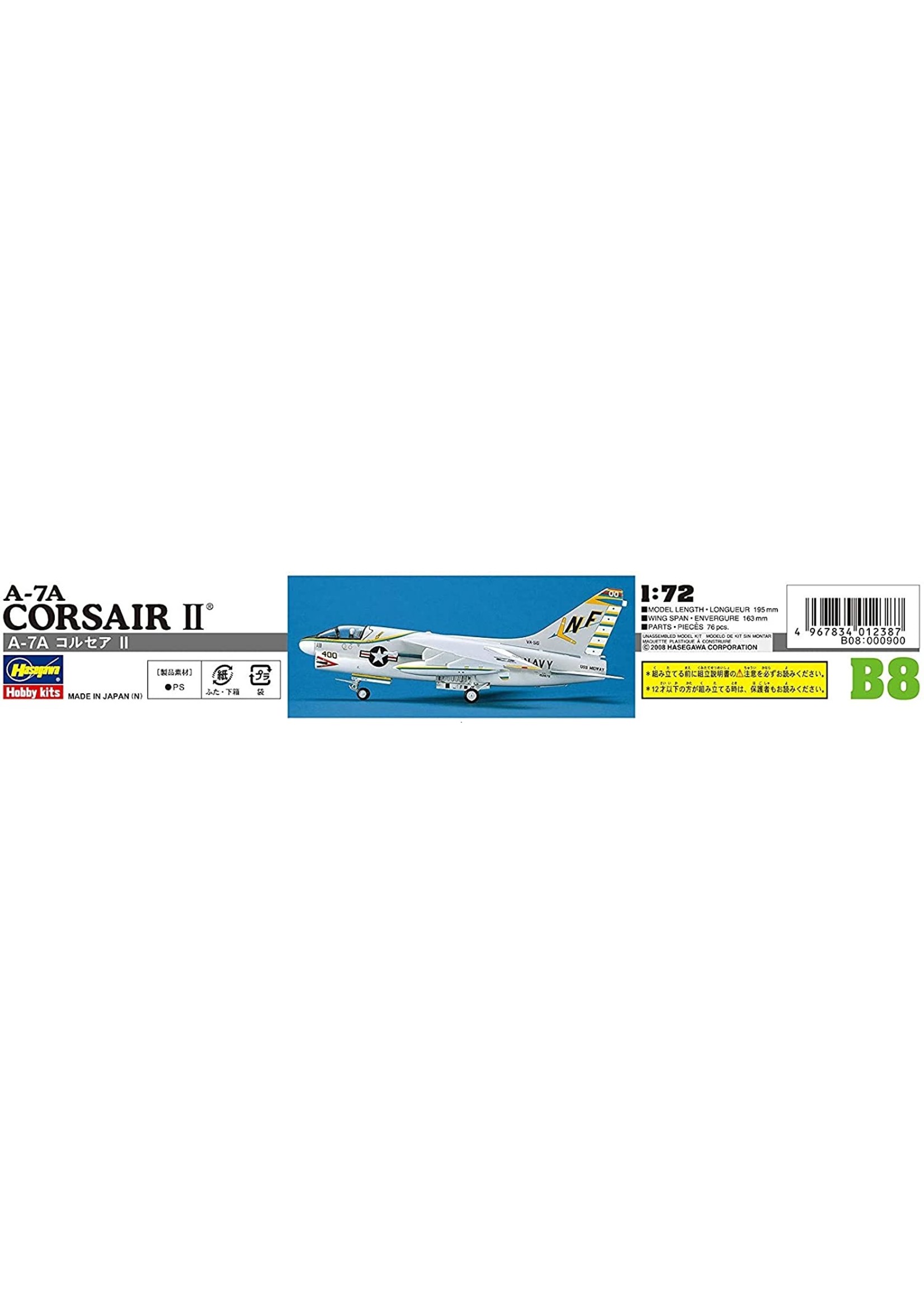 Hasegawa 238 - 1/72 A-7A Corsair II