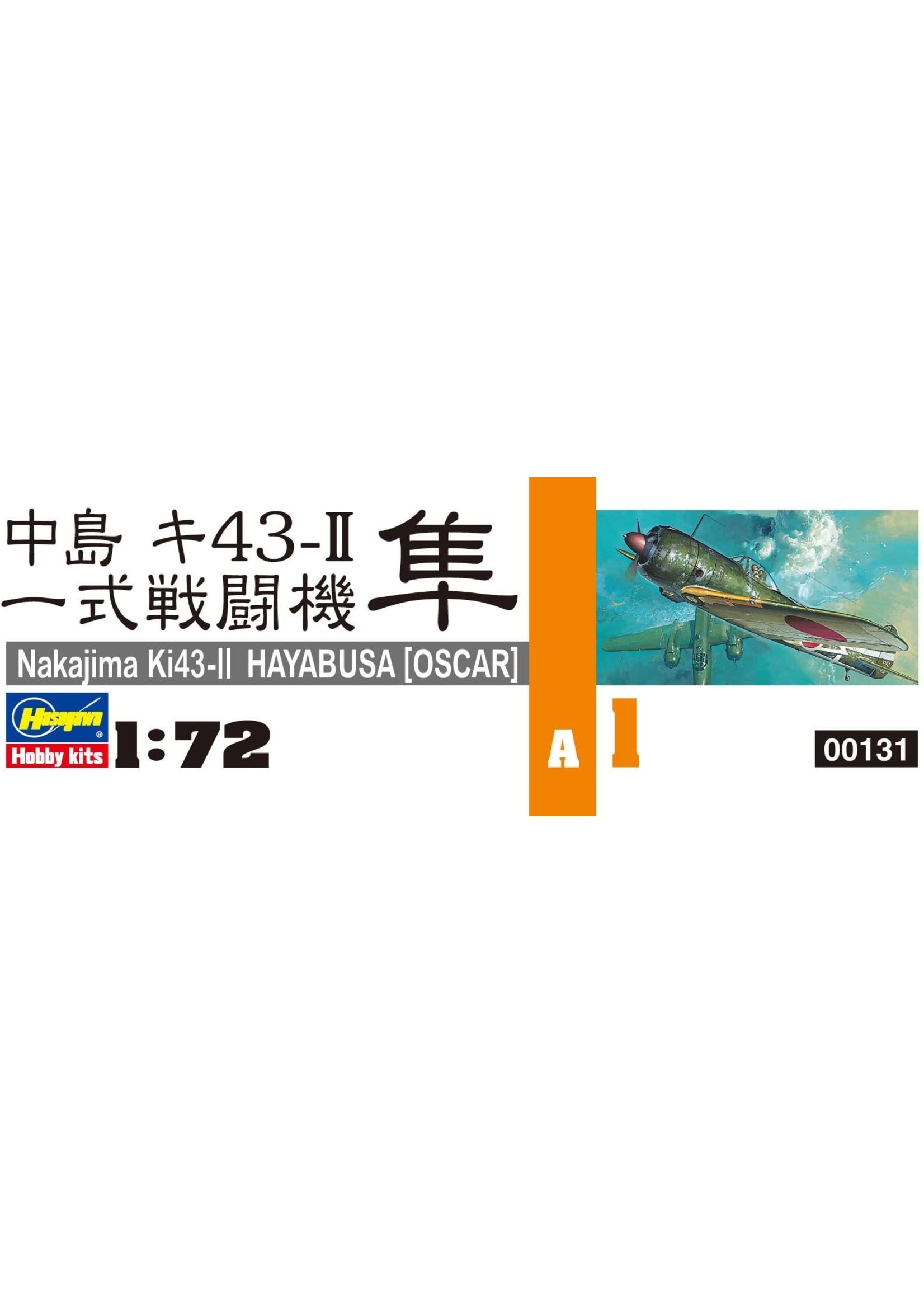 Hasegawa 131 - 1/72 Nakajimi Ki43-II Hayabusa (Oscar)