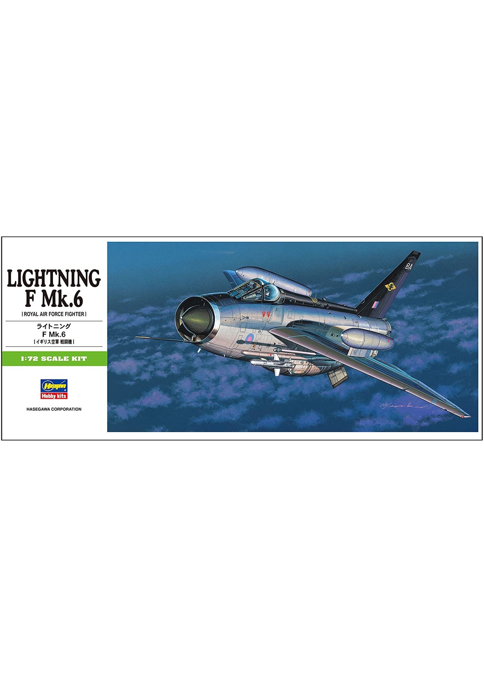 Hasegawa 245 - 1/72 Lightning F Mk.6