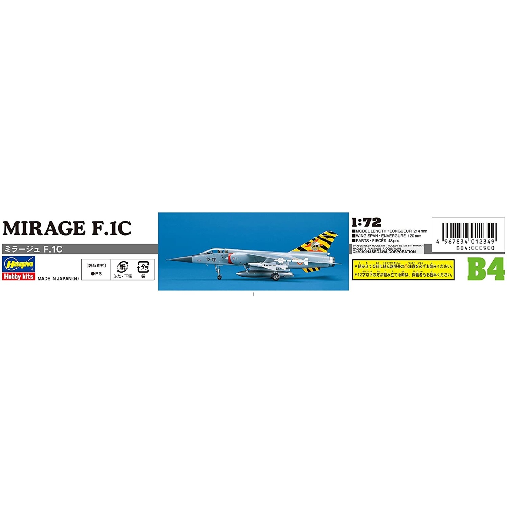 Hasegawa 234 - 1/72 Mirage F.1C