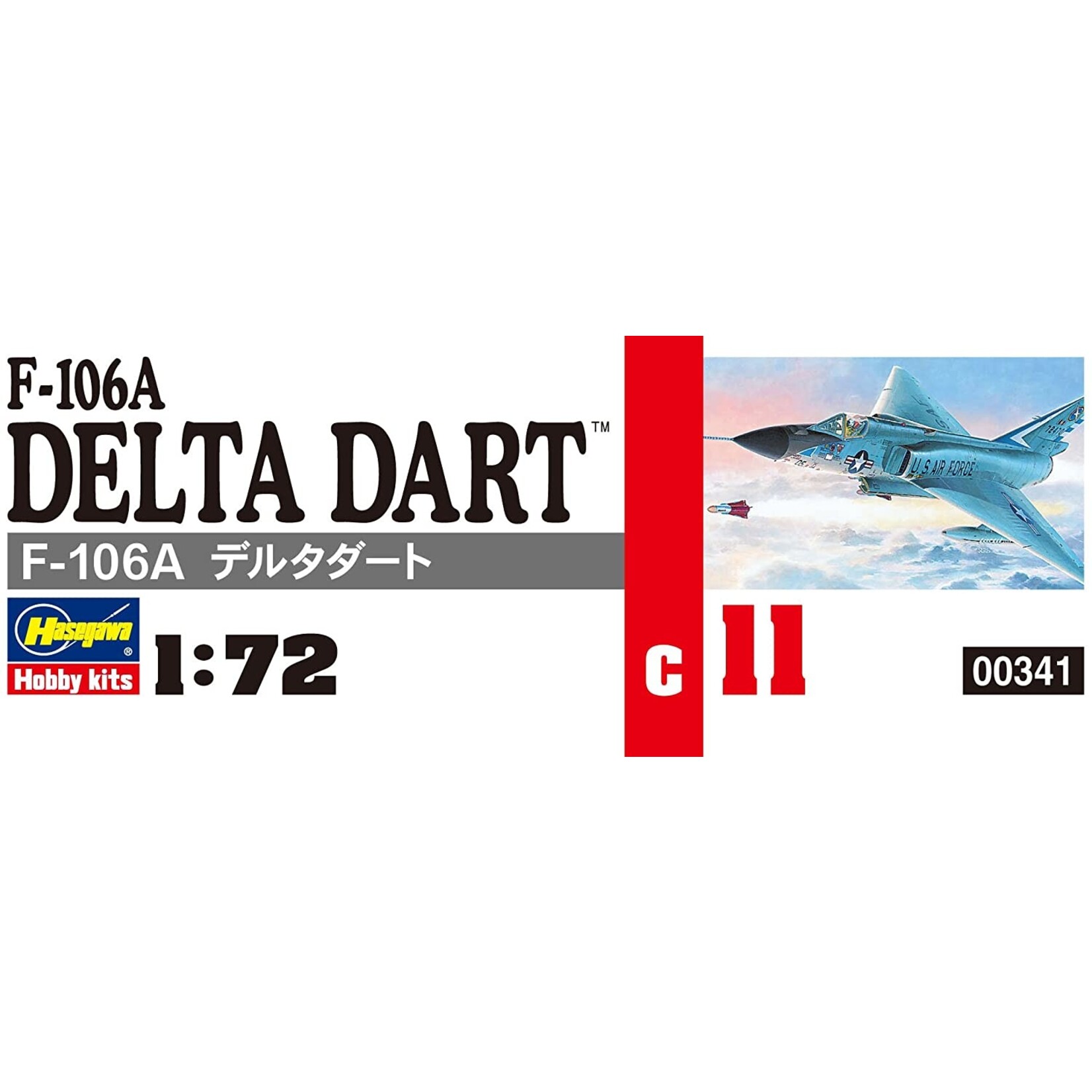Hasegawa 341 - 1/72 F-106A Delta Dart