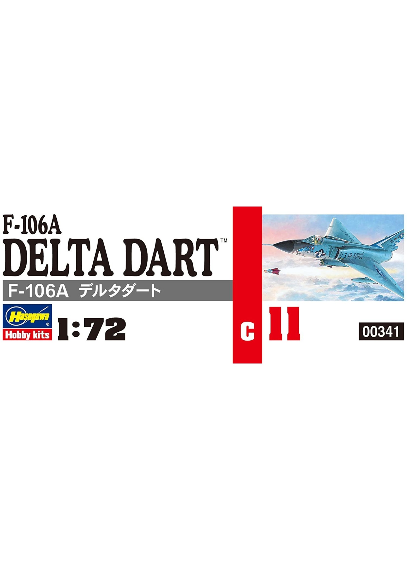 Hasegawa 341 - 1/72 F-106A Delta Dart