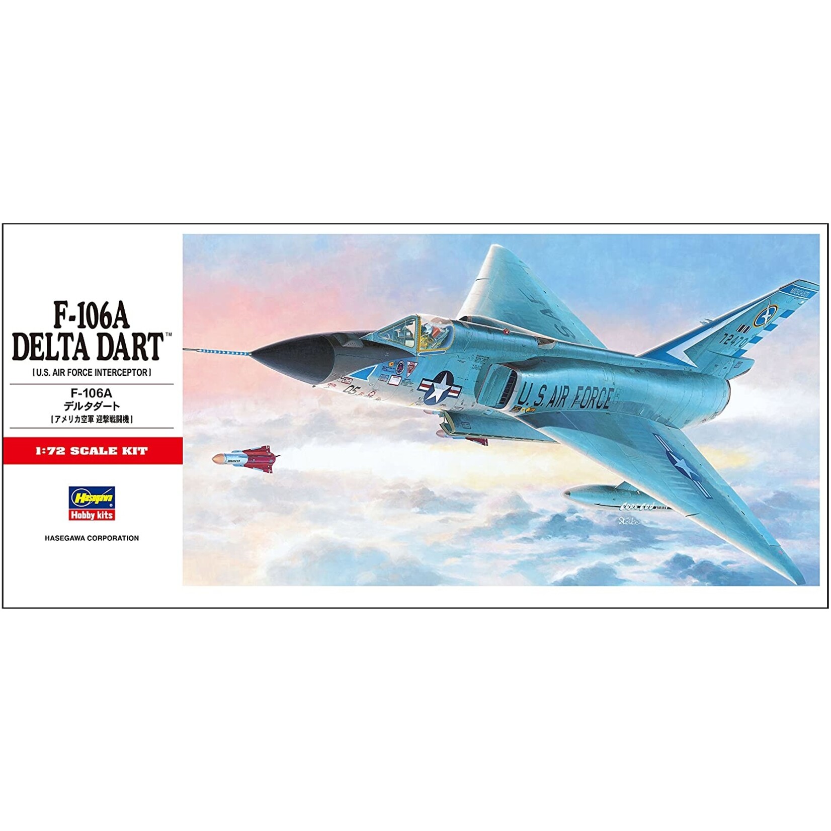 Hasegawa 341 - 1/72 F-106A Delta Dart