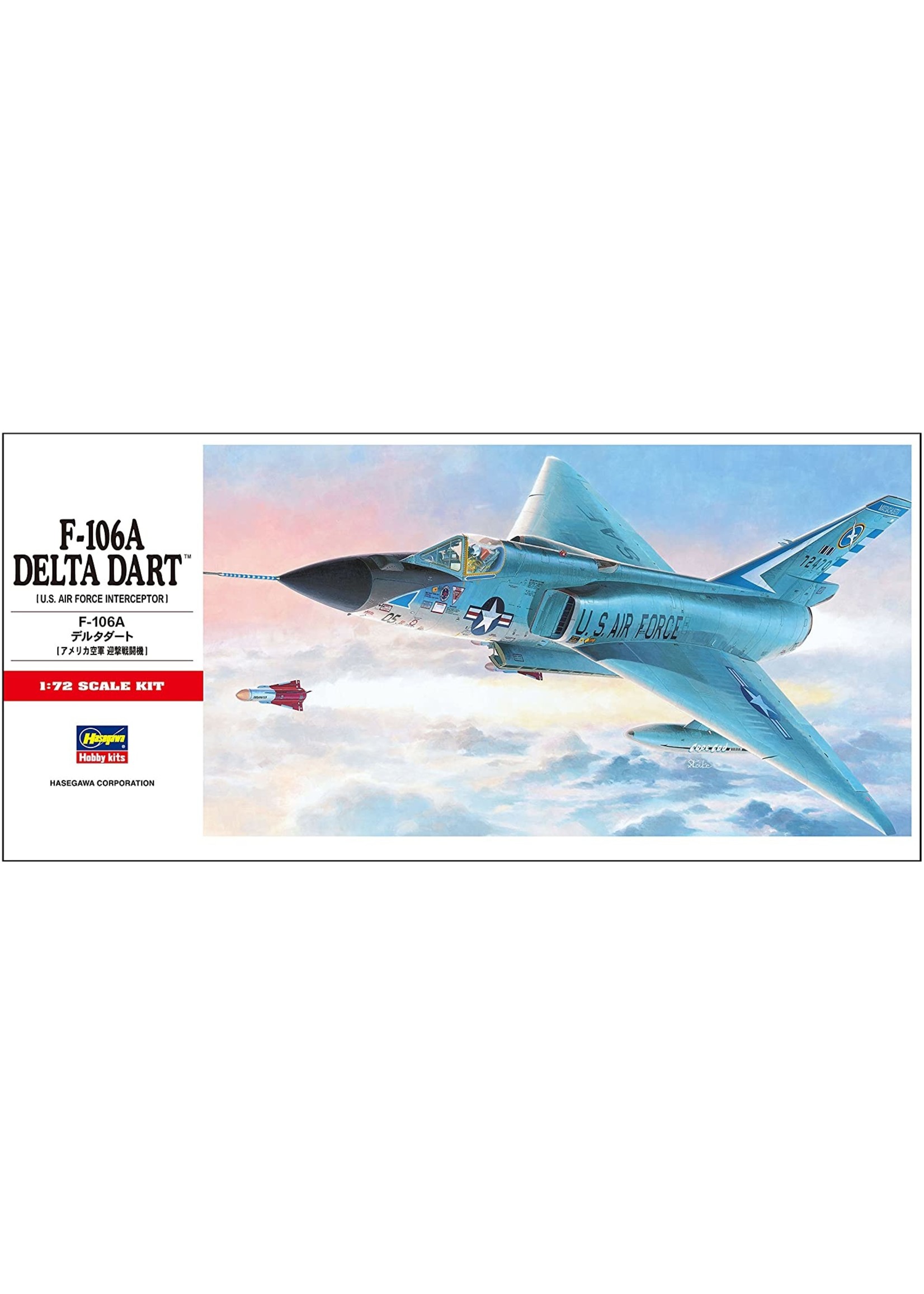 Hasegawa 341 - 1/72 F-106A Delta Dart