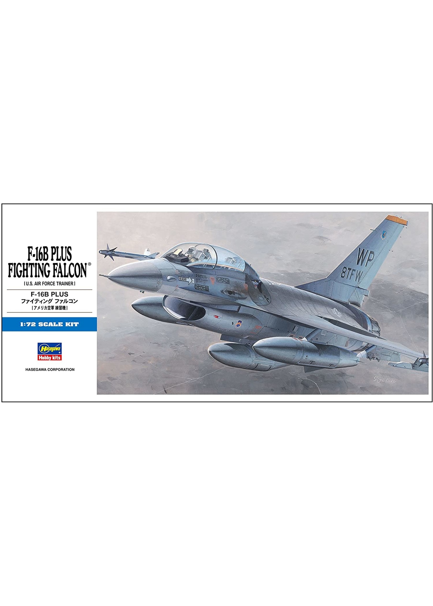 Hasegawa 444 - 1/72 F-16B Plus Fighting Falcon