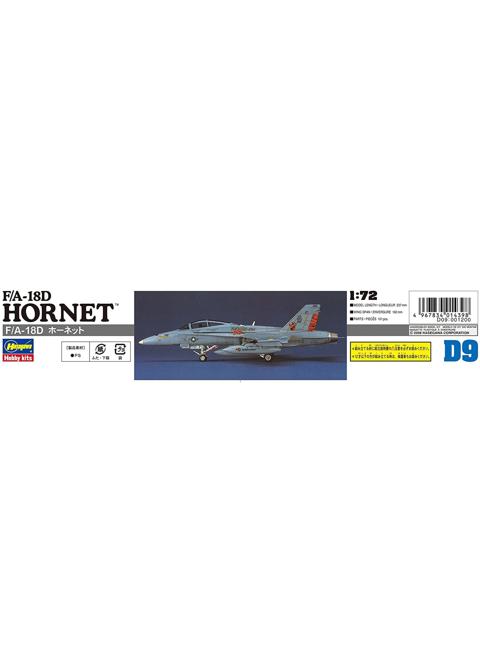 Hasegawa 439 - 1/72 F/A-18D Hornet