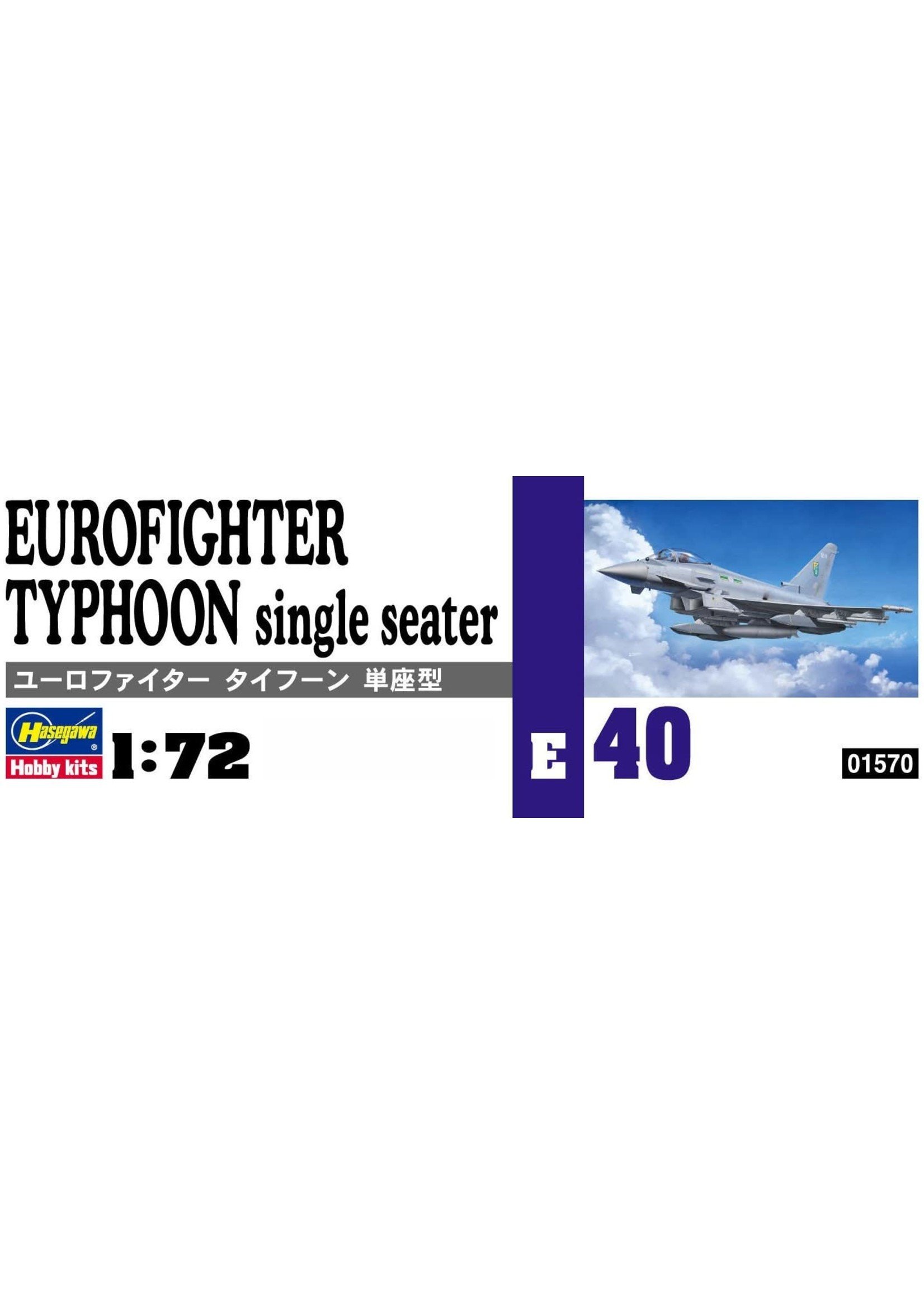 Hasegawa 1570 - 1/72 Eurofighter Typhoon Single Seater