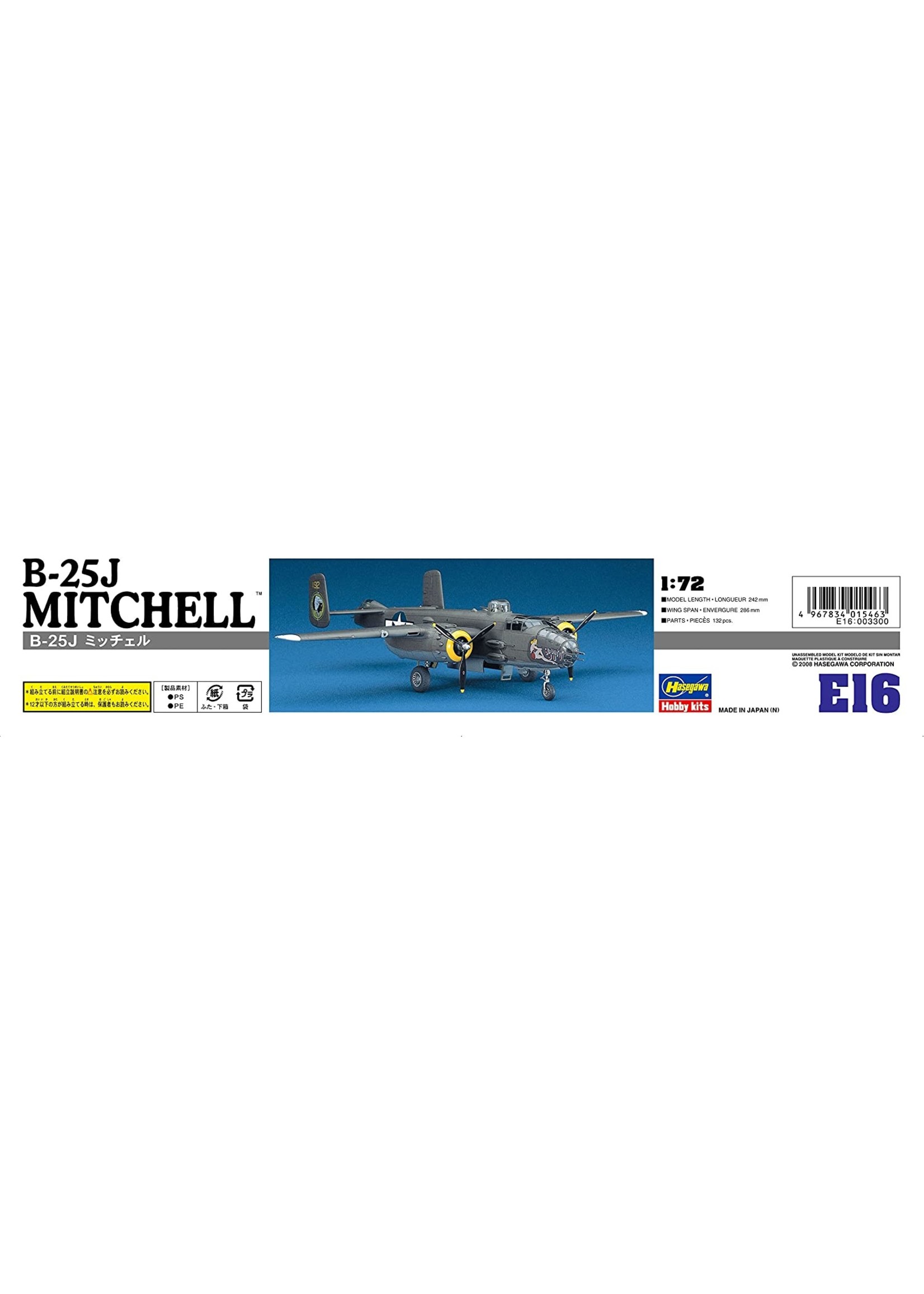 Hasegawa HSG 546 - 1/72 B-25J Mitchell