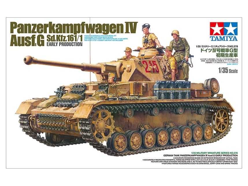 TAMIYA 35096 PANZERKAMPFWAGEN IV Ausf.D MODEL KIT-NIB-1/35 SCALE