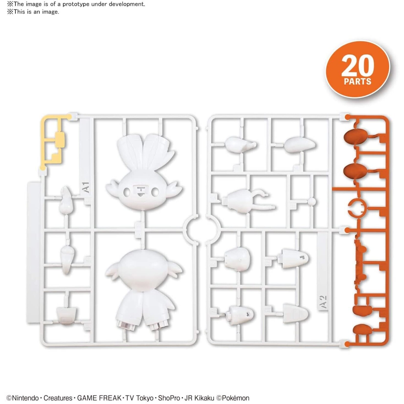 Bandai #05 "Pokemon" Scorbunny Quick! Model Kit