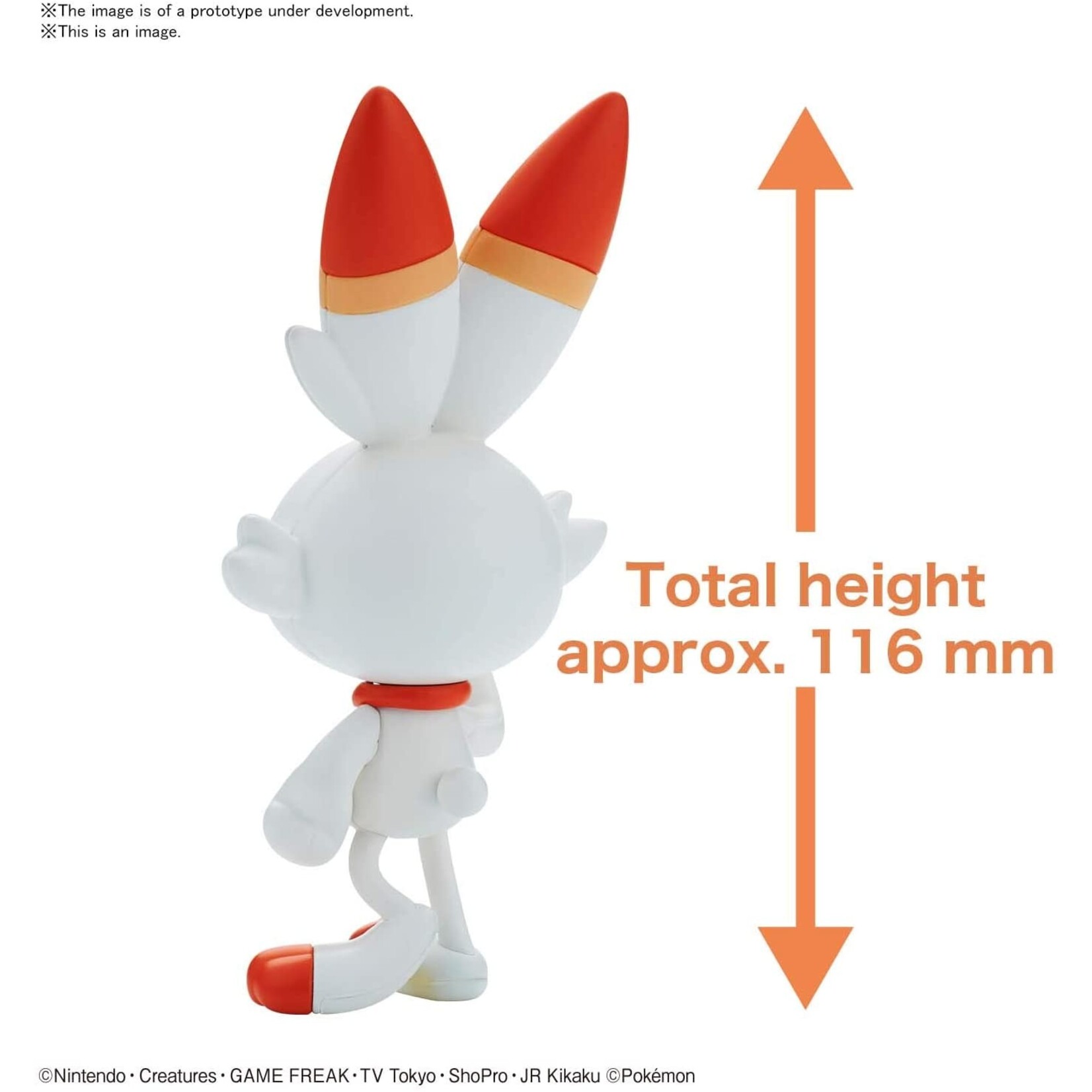 Bandai #05 "Pokemon" Scorbunny Quick! Model Kit