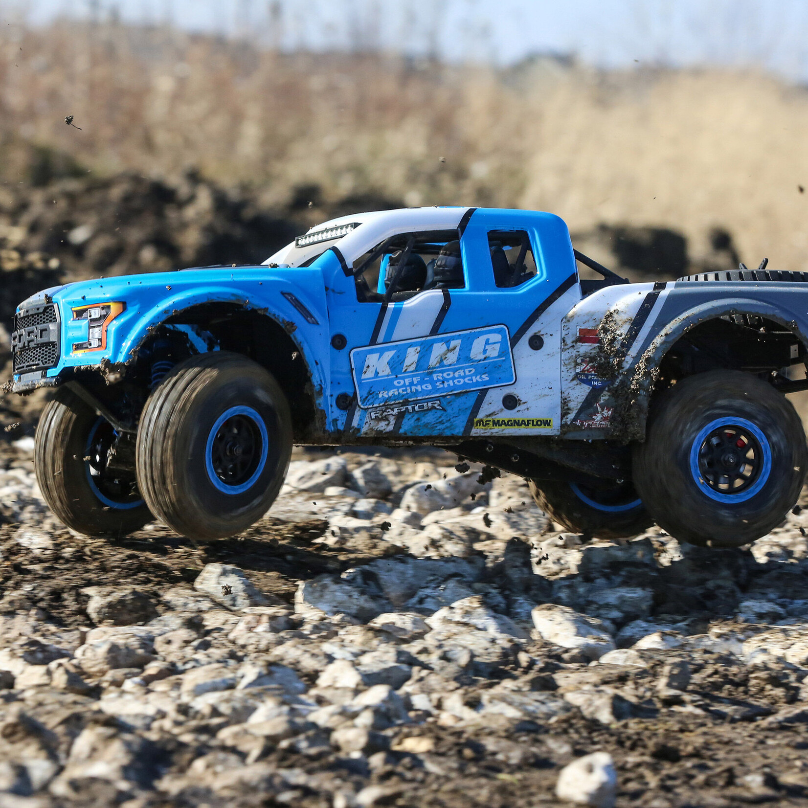 Losi 1/10 King Shocks Ford Raptor Baja Rey 4WD Brushless RTR
