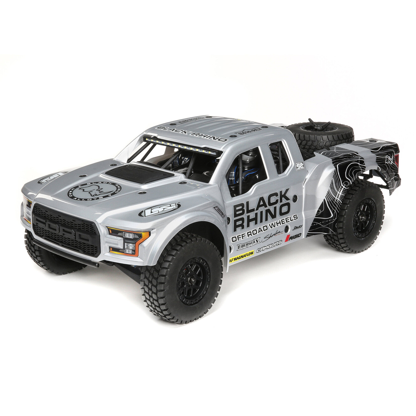 Losi 1/10 Black Rhino Ford Raptor Baja Rey 4WD Brushless RTR