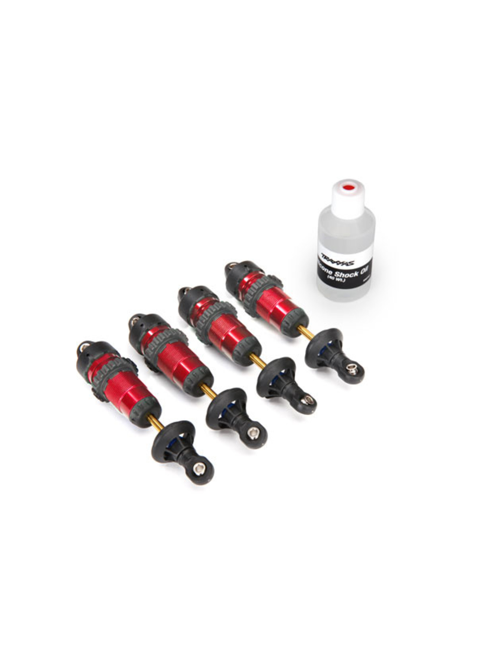 Traxxas 5460R - Aluminum GTR Shocks - Red Anodized (4)