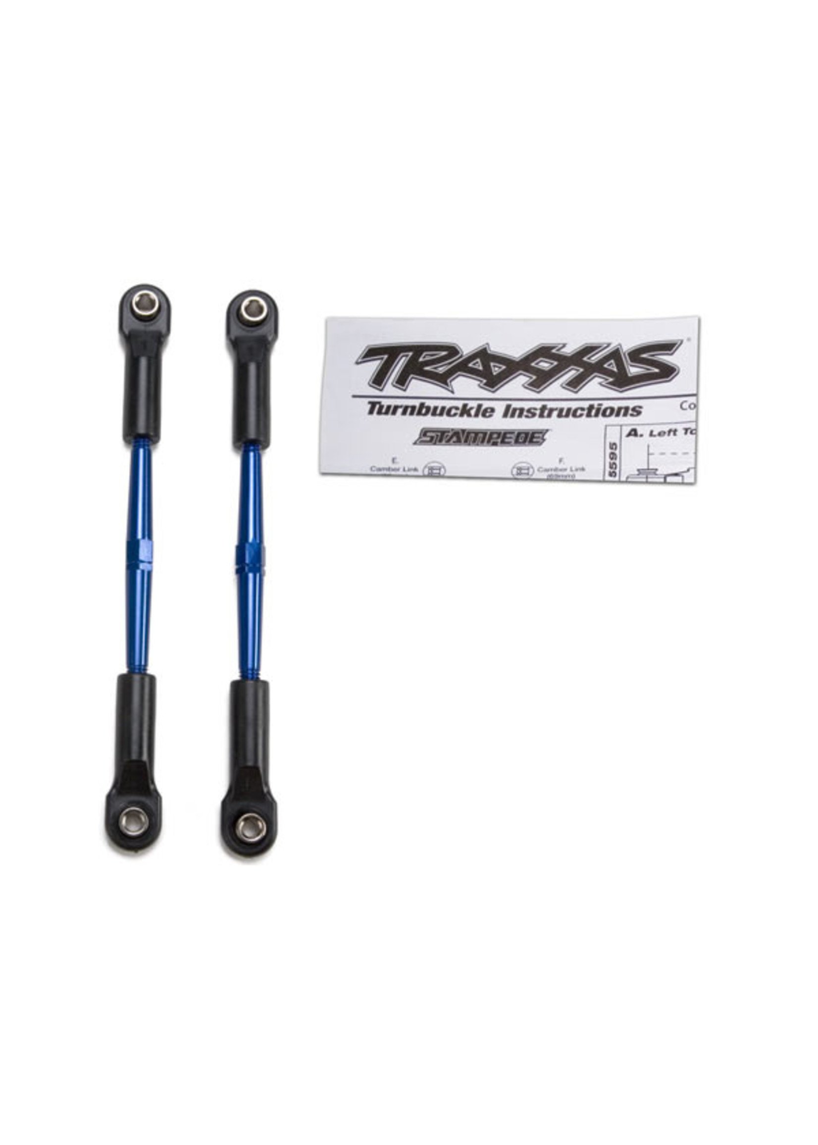 Traxxas 2336A - Aluminum Turnbuckles, 61mm - Blue Anodized