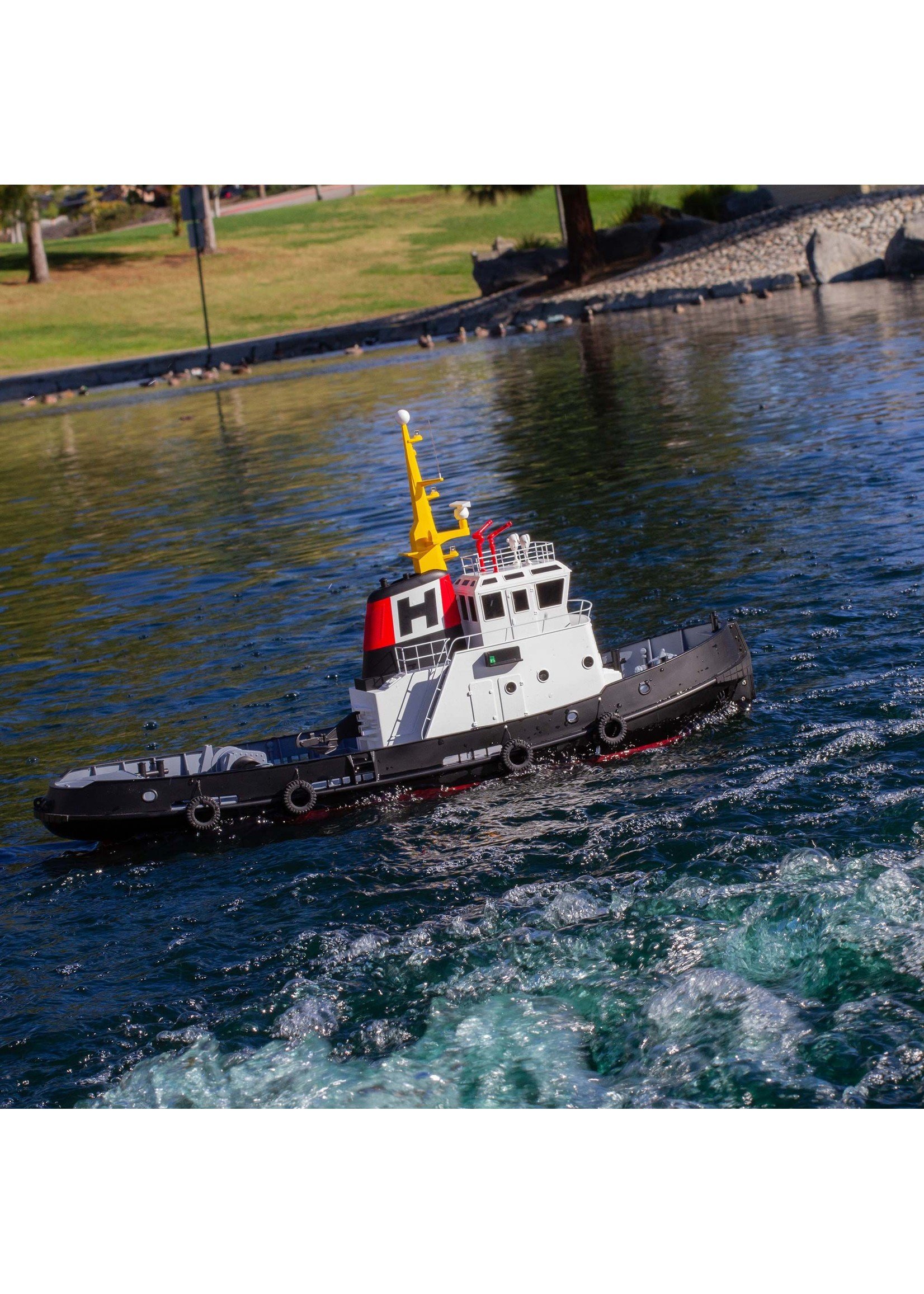 Tug Boat With Wheels 