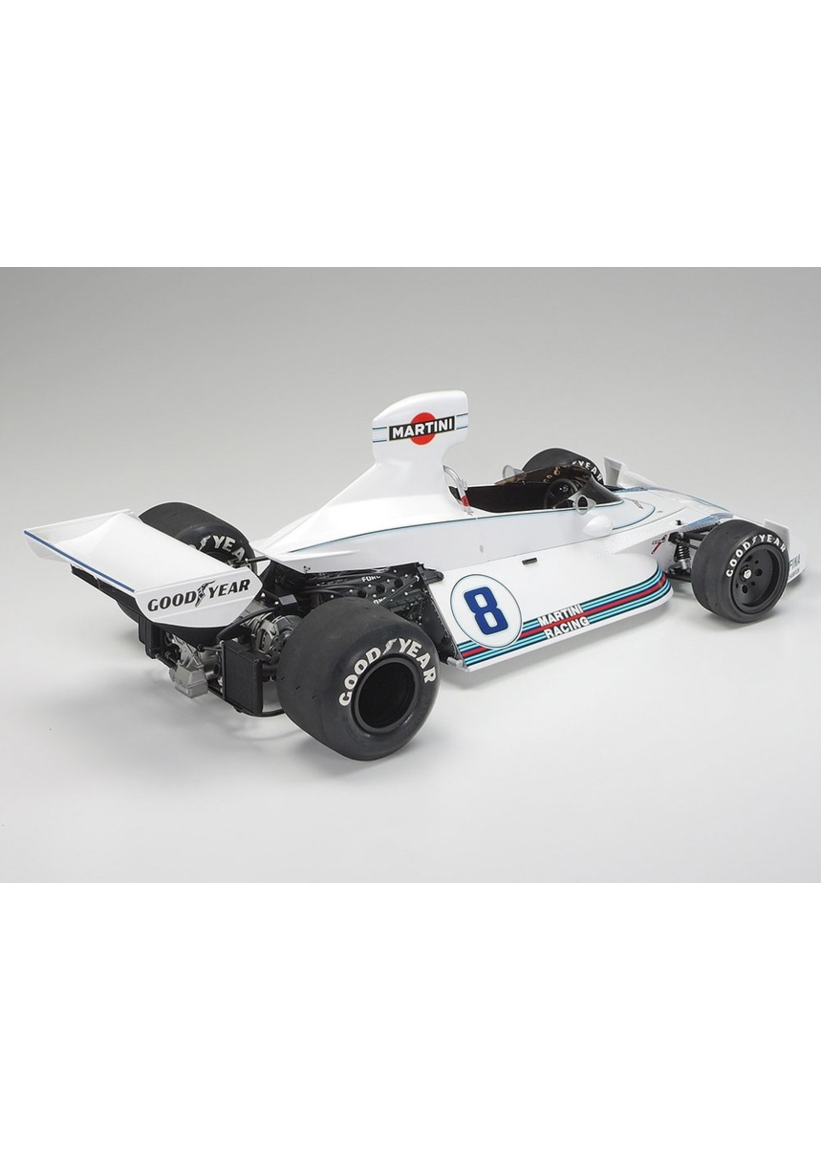1:43 Scale Model of a Brabham BT44B F1 Car as Raced by Carlos Pace