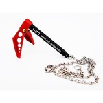 Hot Racing HRAACC838F02 - 1/10 Scale Fold Up Winch Anchor - Red