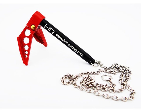 HRAACC838F02 - 1/10 Scale Fold Up Winch Anchor - Red