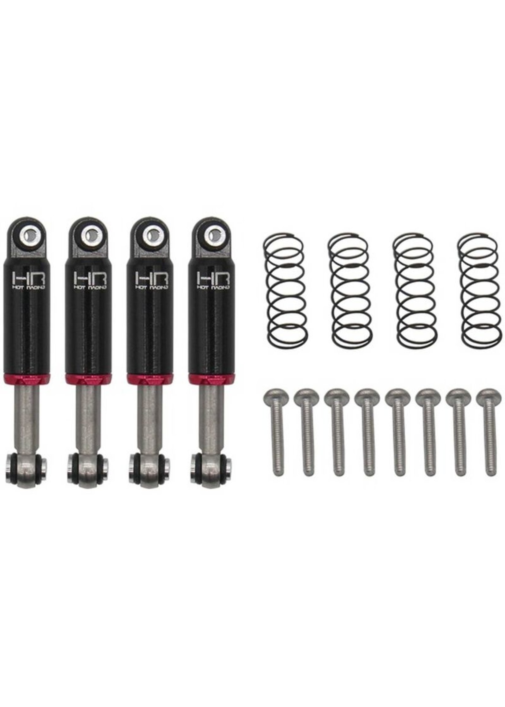 Hot Racing HRASXTF32TD02 - Black Internal Spring Air Shocks, 32mm, for Axial SCX24