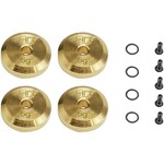 Hot Racing HRASXTF2604H - +4mm Steel Axles Brass Weight Axial SCX24