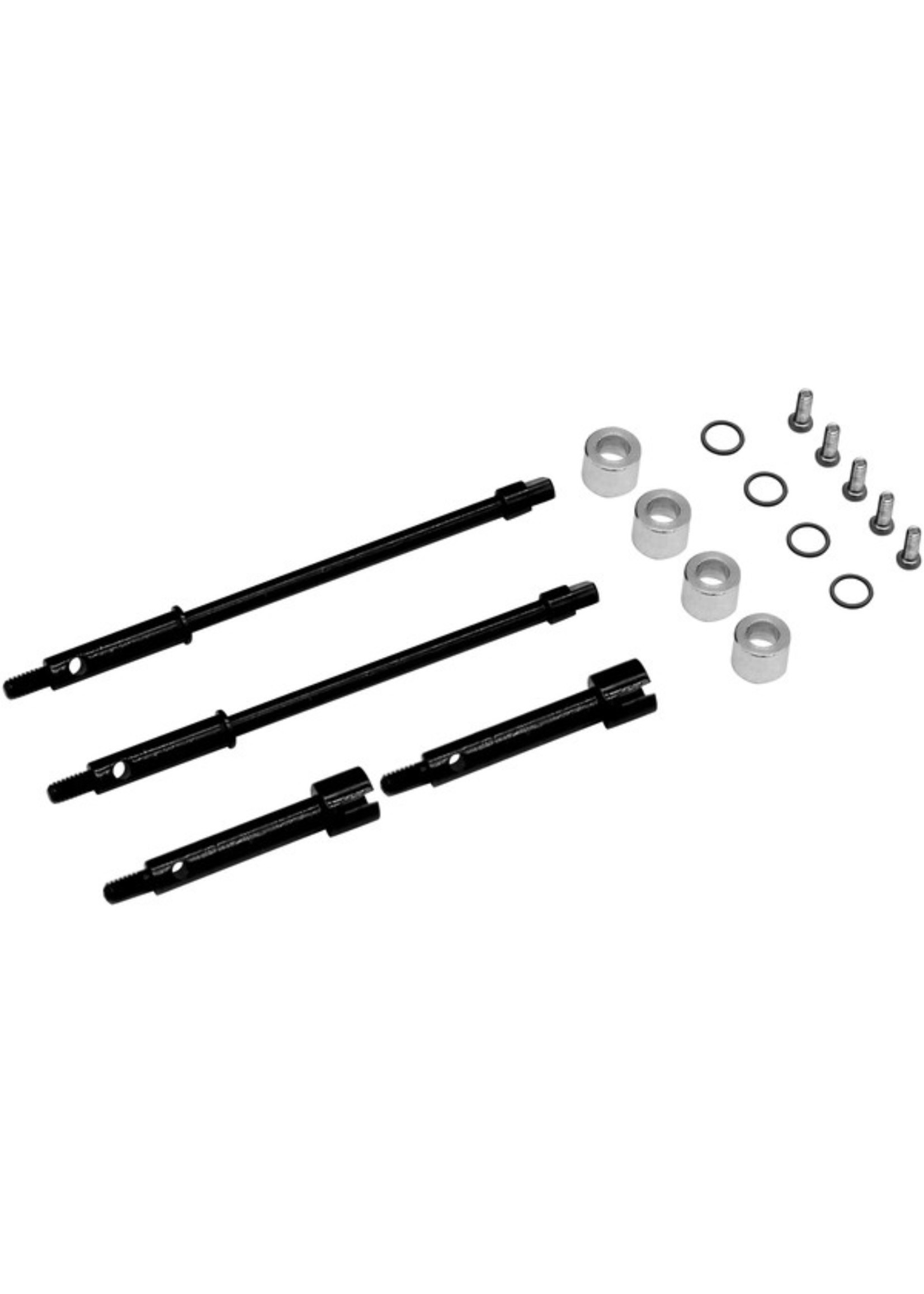 Hot Racing HRASXTF39W04 - 4mm Steel Drive Stub Axles for Axial SCX24