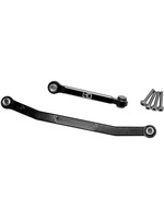 Hot Racing HRASXTF49X01 - Black Aluminum Fix Link Tight Tolerance Steering Rod for SCX24