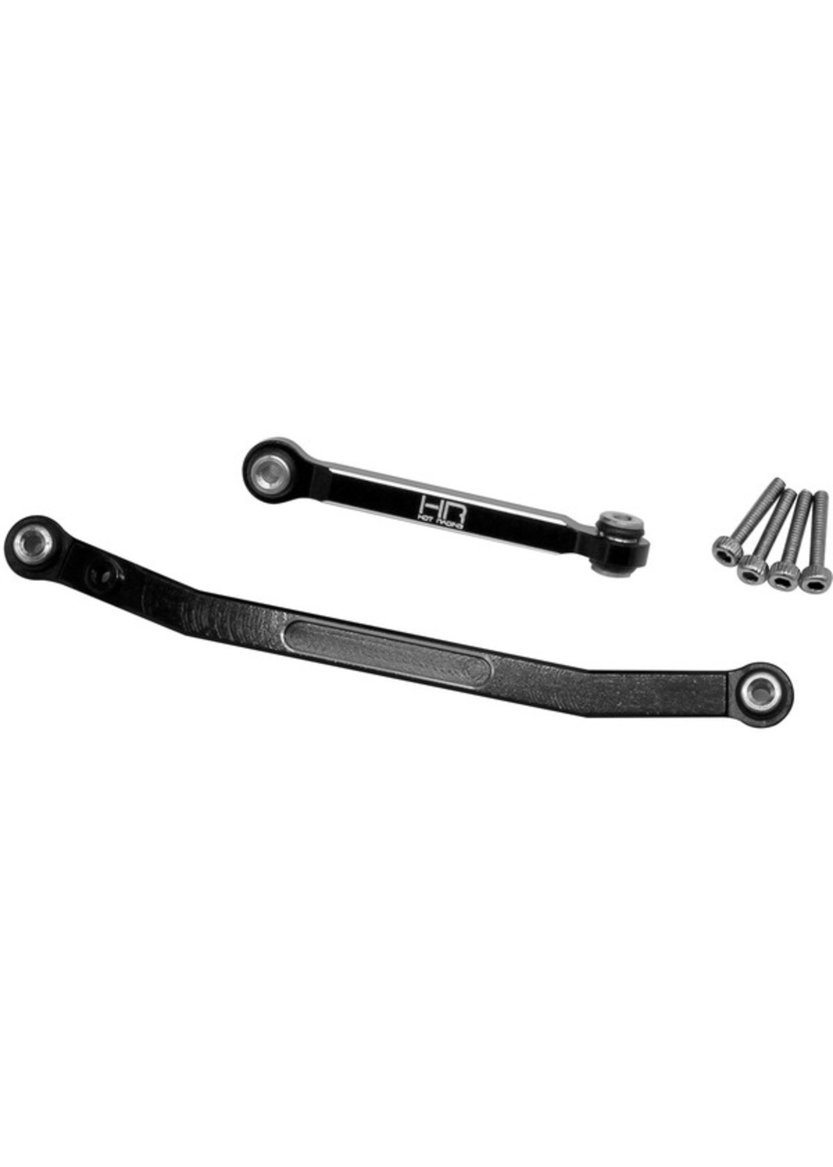 Hot Racing HRASXTF49X01 - Black Aluminum Fix Link Tight Tolerance Steering Rod for SCX24