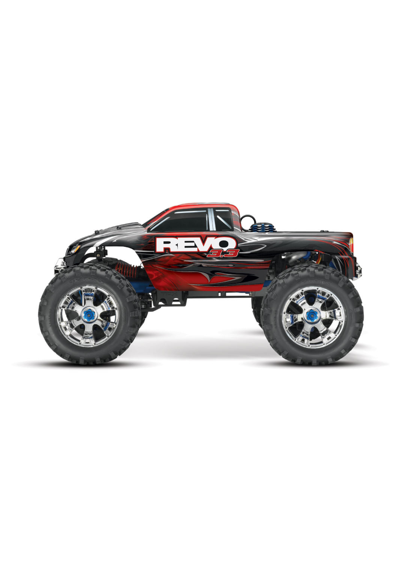 Traxxas 1/10 Revo 3.3 4WD Nitro Monster Truck - Red