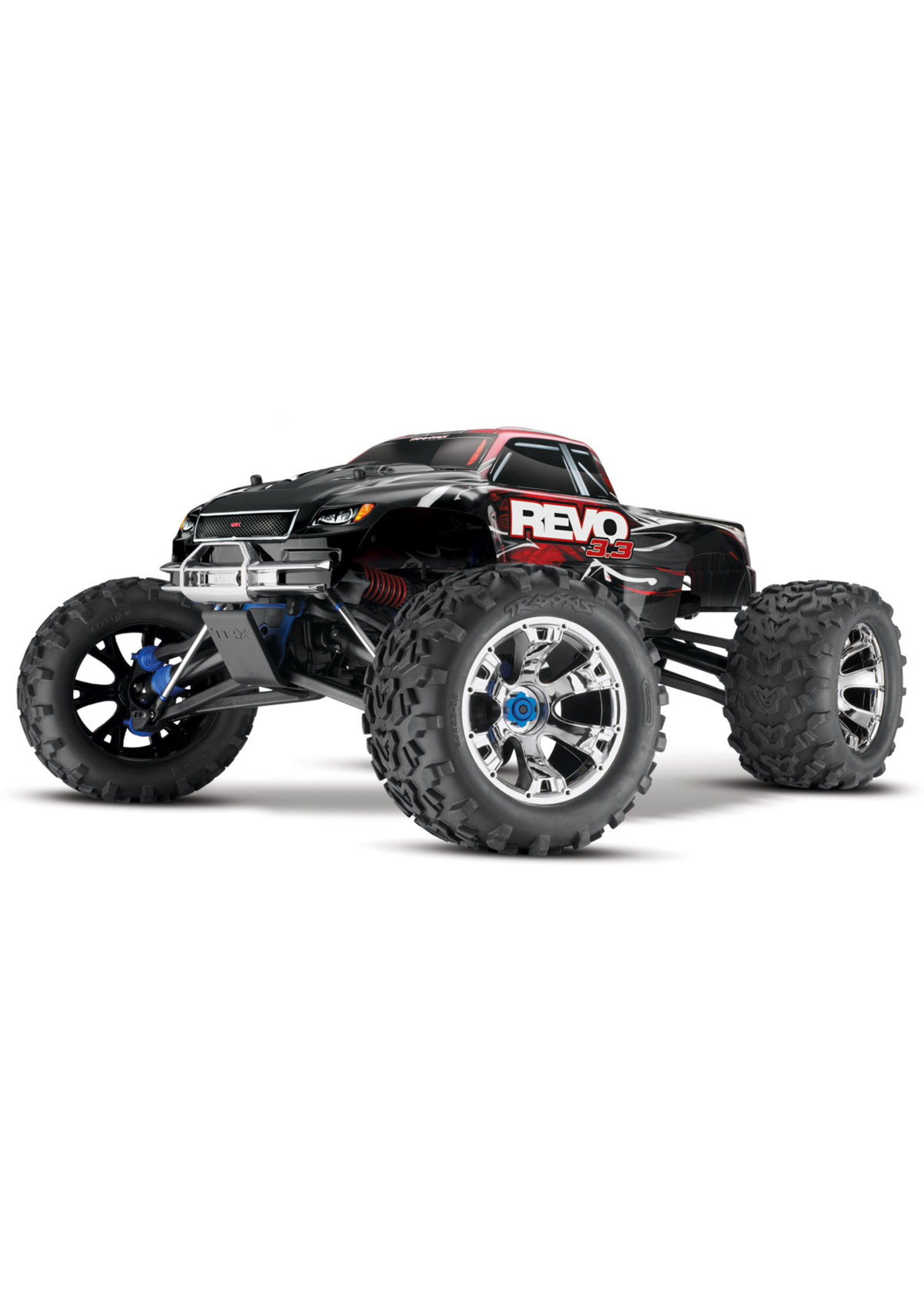 Traxxas 1/10 Revo 3.3 4WD Nitro Monster Truck - Red