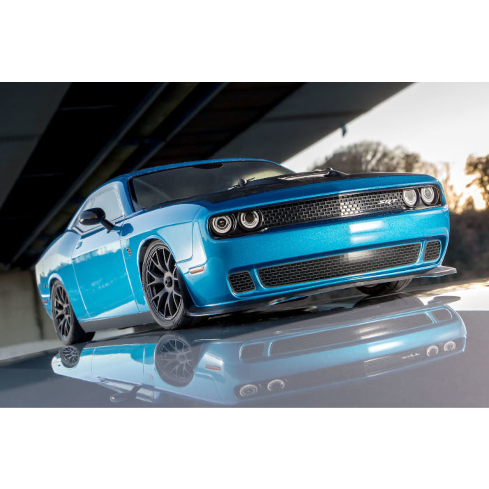 Kyosho 1/10 Fazer Mk2 Challenger SRT Hellcat B5 Blue - Readyset