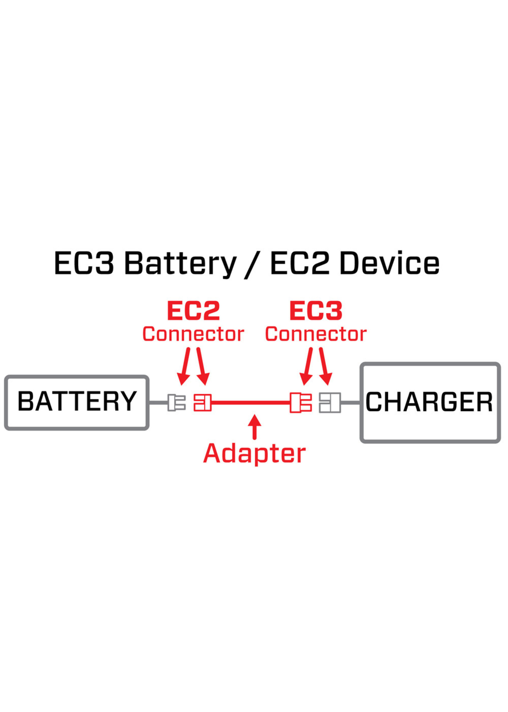 Spektrum SPMXCA320 - Adapter, 6": IC3 Battery/IC2 Device