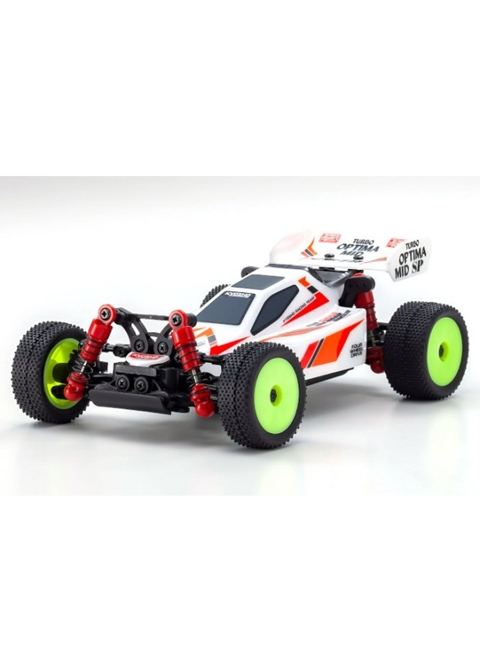 Kyosho 32092W - MINI-Z Turbo Optima Mid White - Readyset