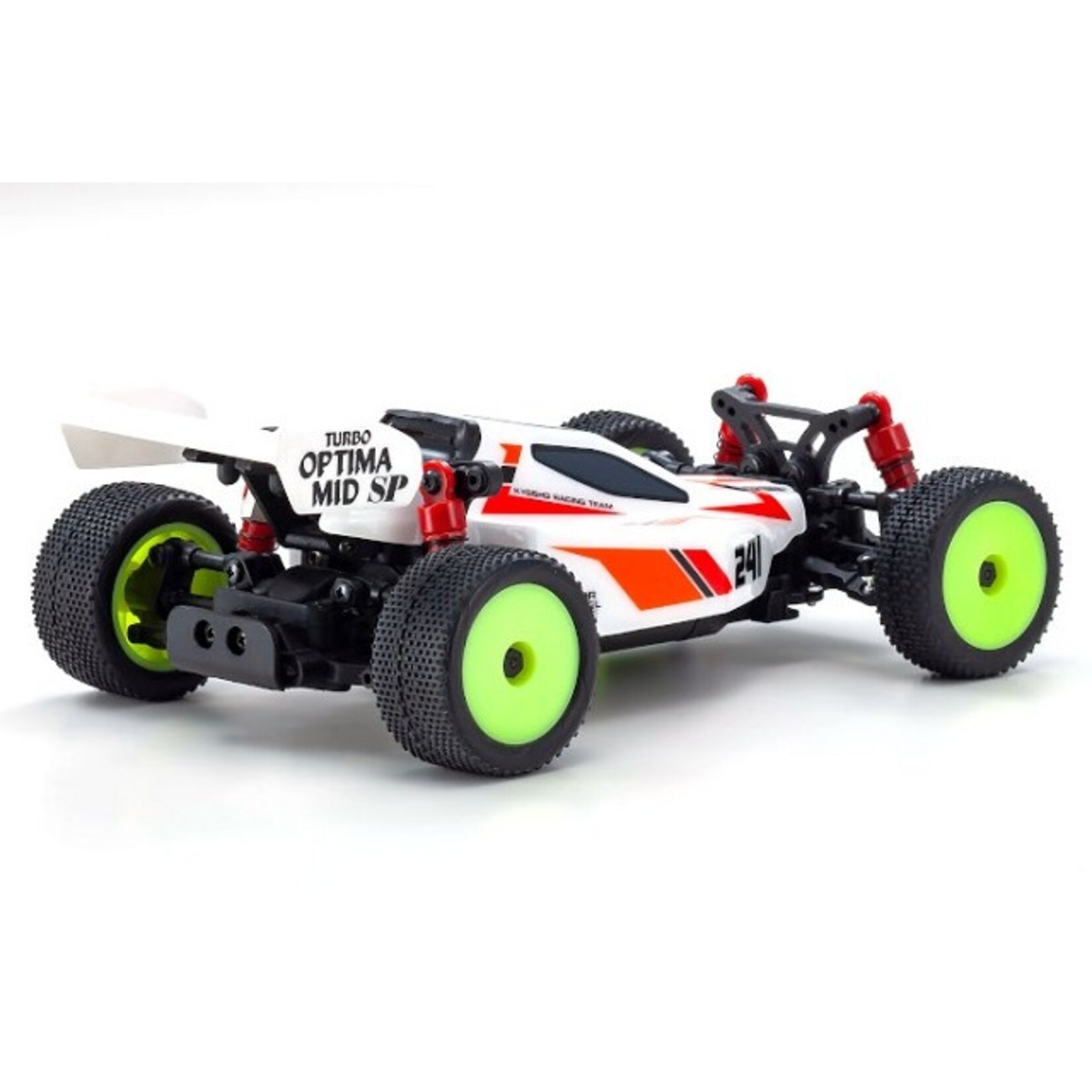 Kyosho 32092W - MINI-Z Turbo Optima Mid White - Readyset