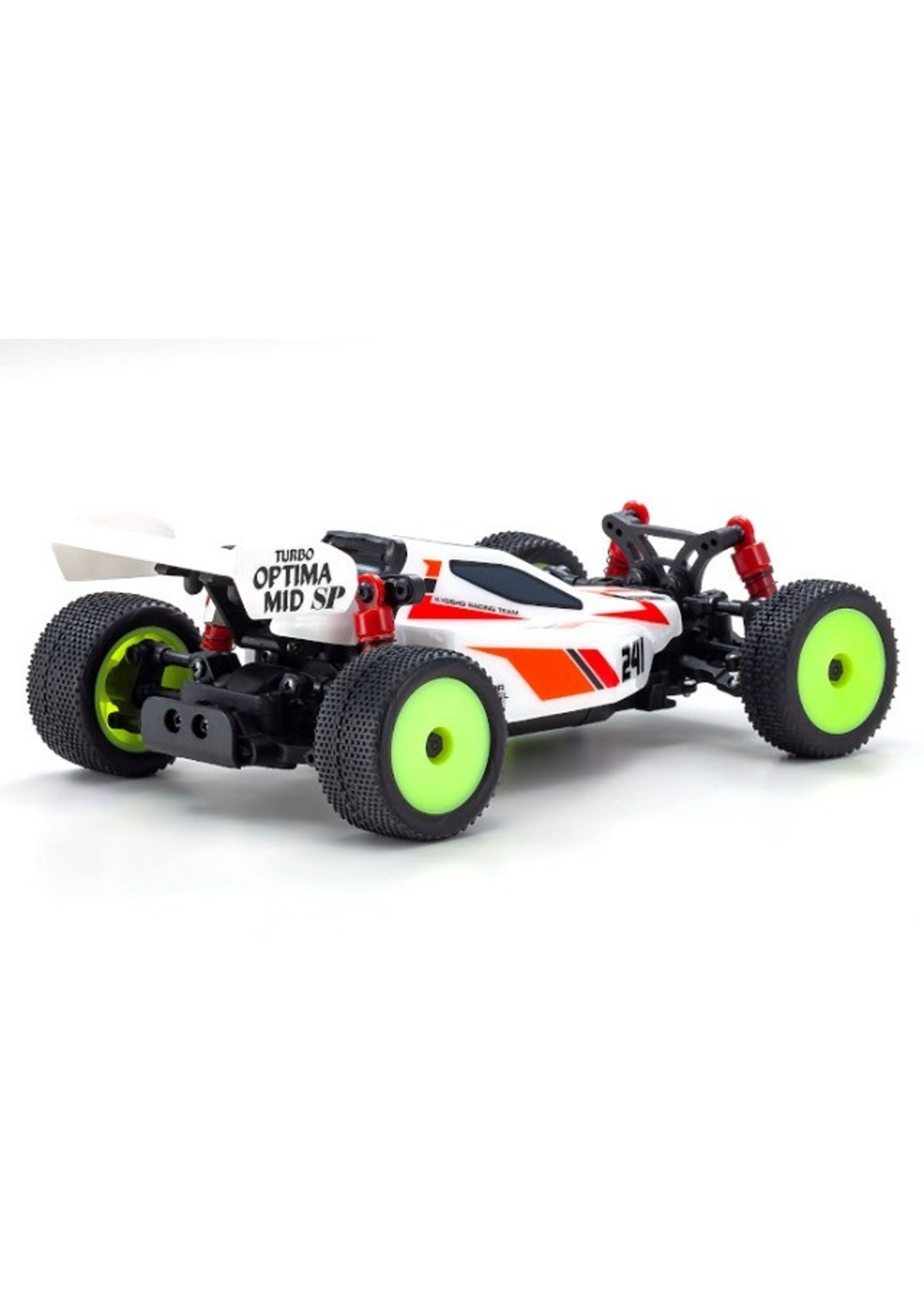 Kyosho 32092W - MINI-Z Turbo Optima Mid White - Readyset