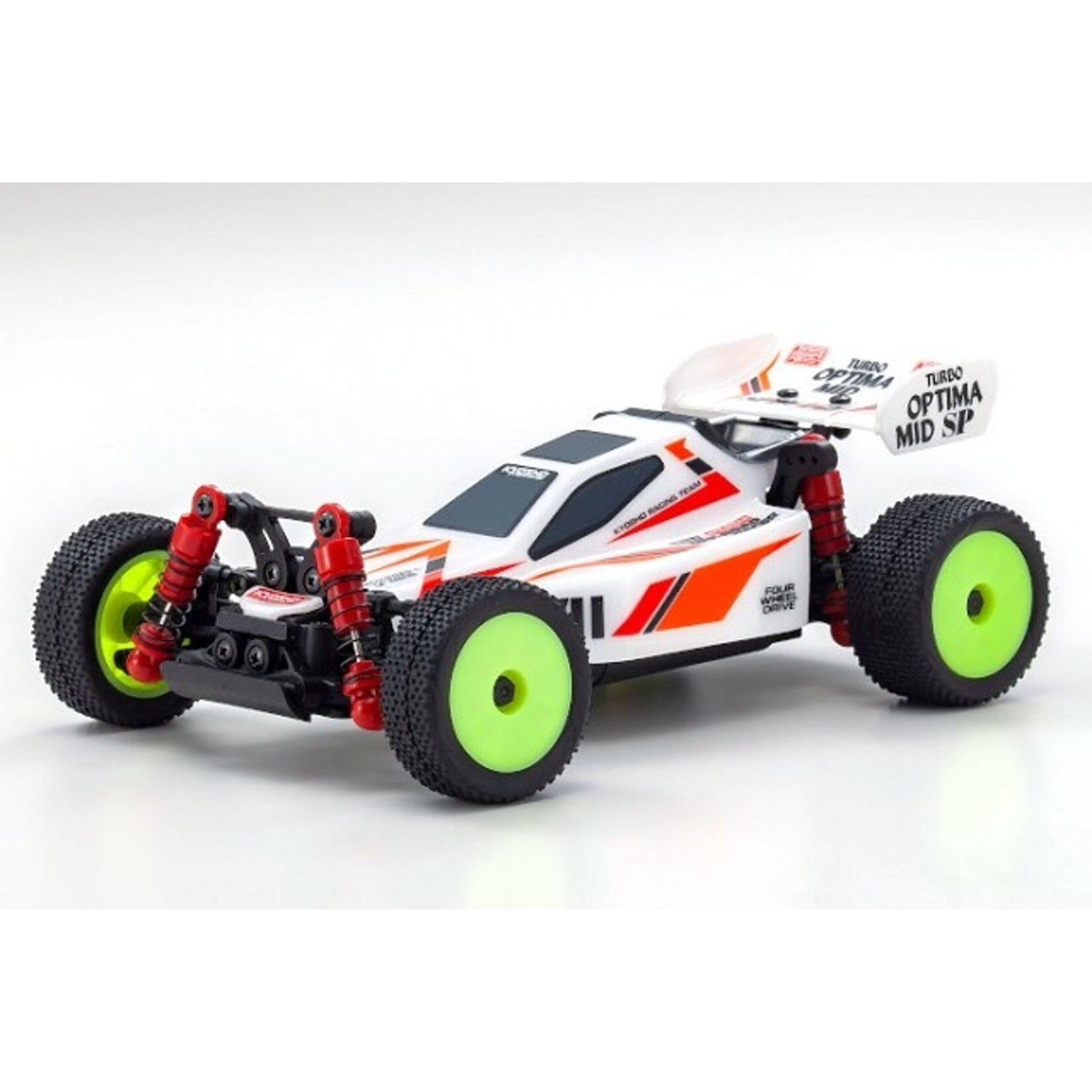 Kyosho 32092W - MINI-Z Turbo Optima Mid White - Readyset