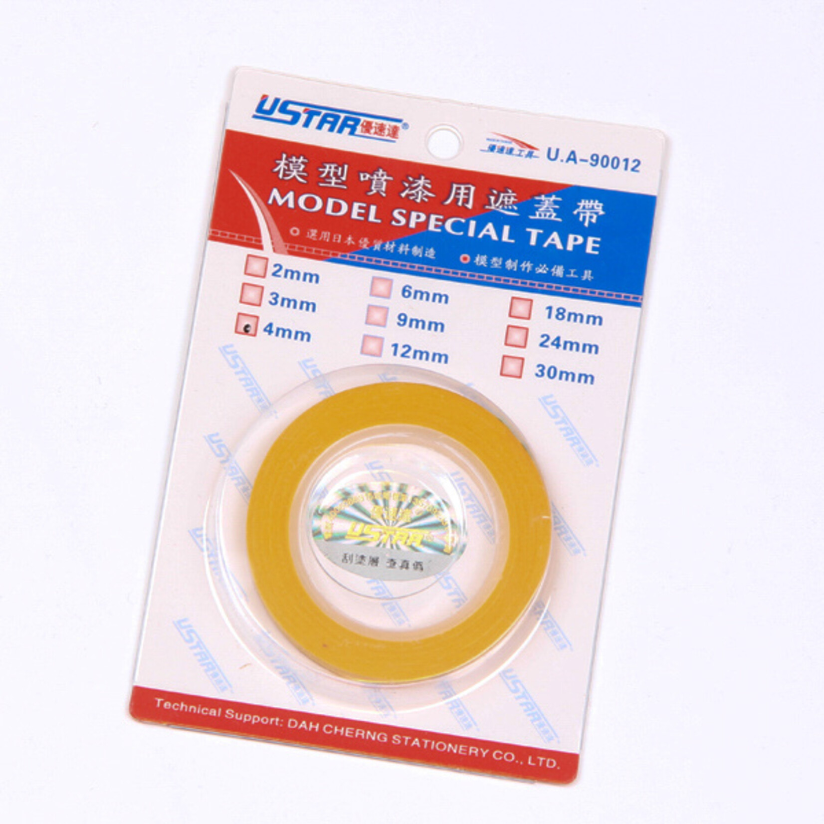 Ustar UA90012-4 - USTAR Masking Tape 4mm x 18m