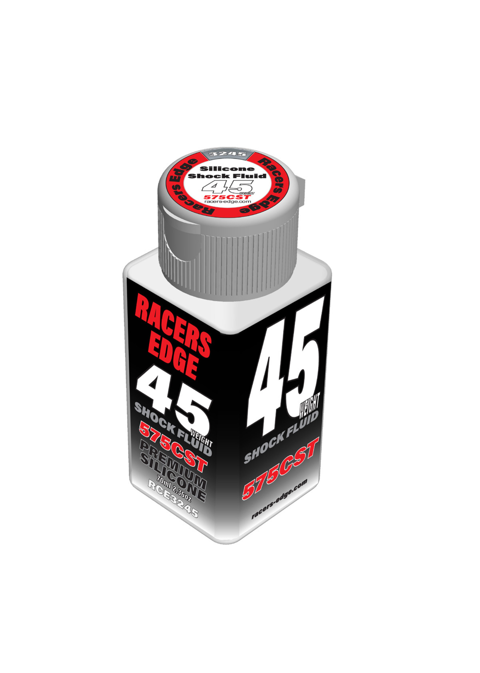 Racers Edge RCE3245 - 45 Weight, 575cSt, 70ml 2.36oz Pure Silicone Shock Oil