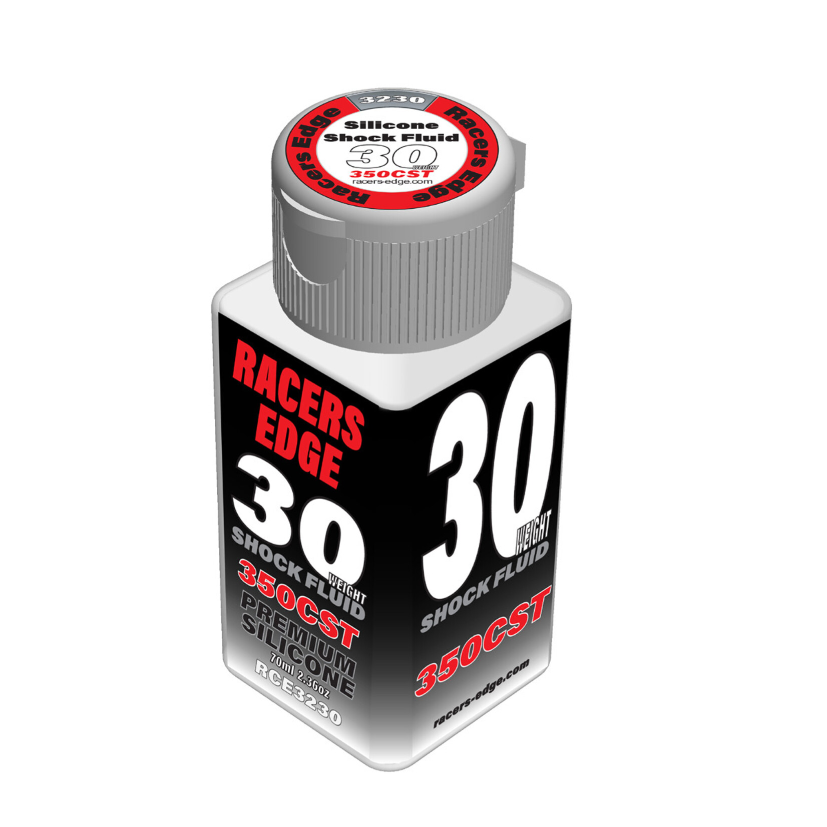 Racers Edge RCE3230 - 30 Weight, 350cSt, 70ml 2.36oz Pure Silicone Shock Oil