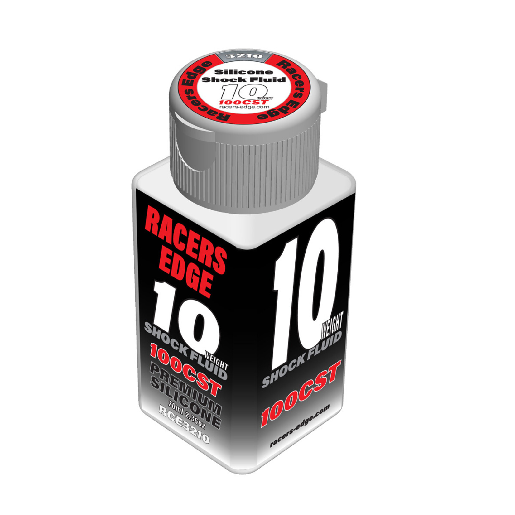 Racers Edge RCE3210 - 10 Weight, 100cSt, 70ml 2.36oz Pure Silicone Shock Oil