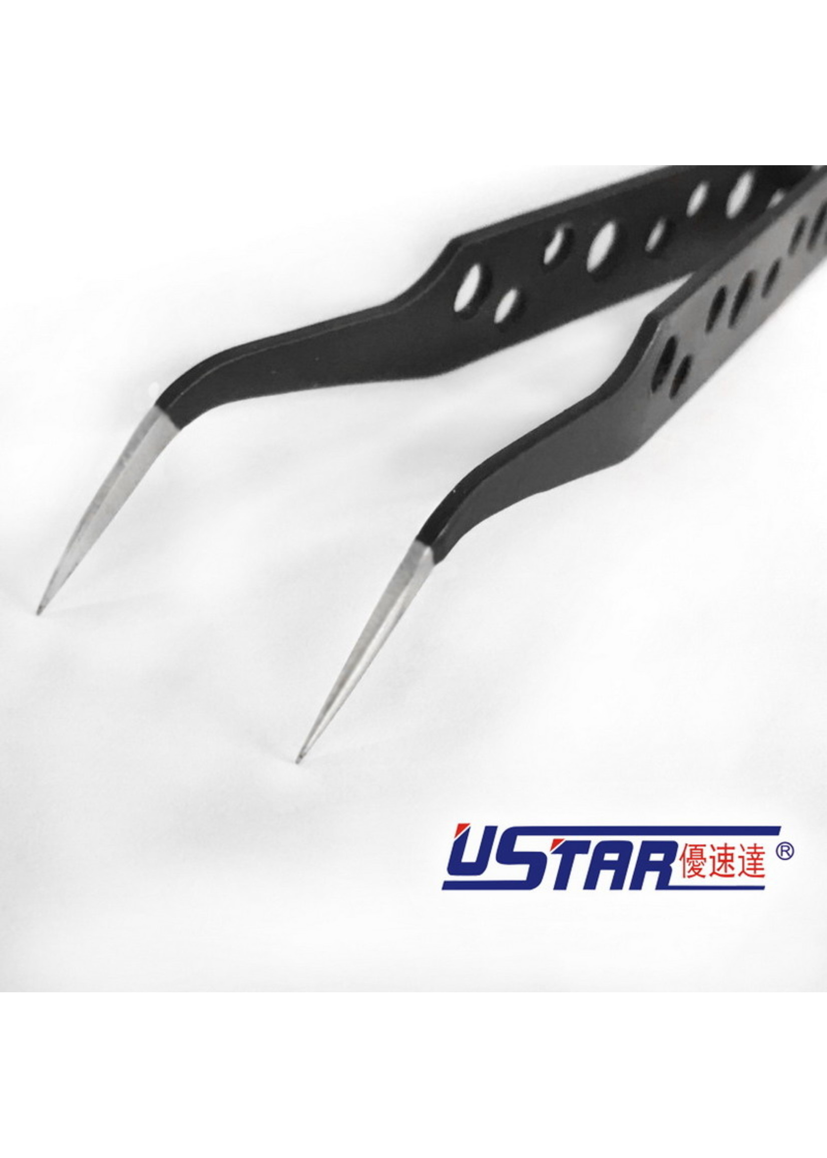 Ustar UA90200E - Anti-Static Angled Tweezers
