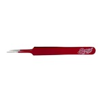 Excel 30427 - Straight Point Tweezers - Red