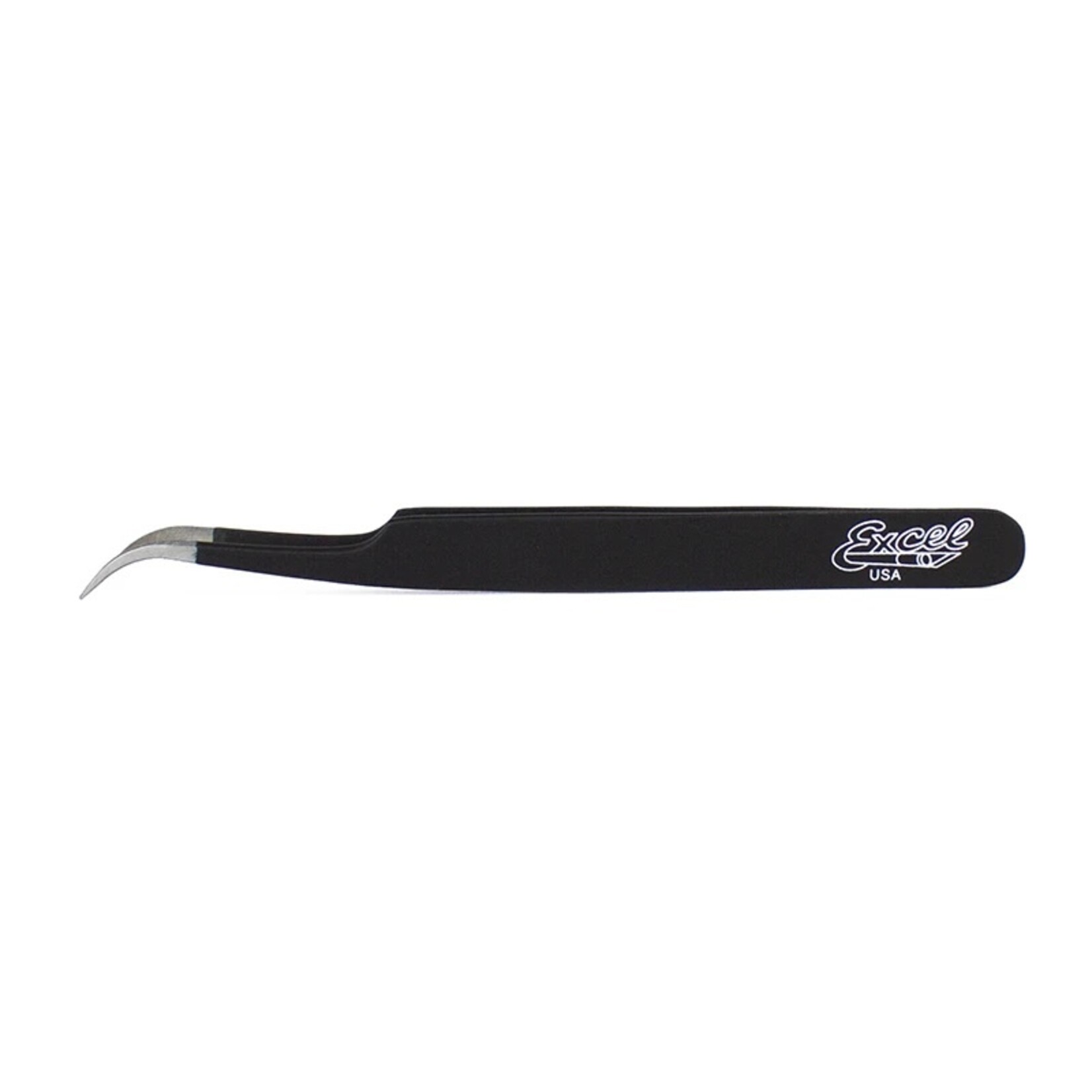 Excel 30420 - Slant Point Tweezers - Black