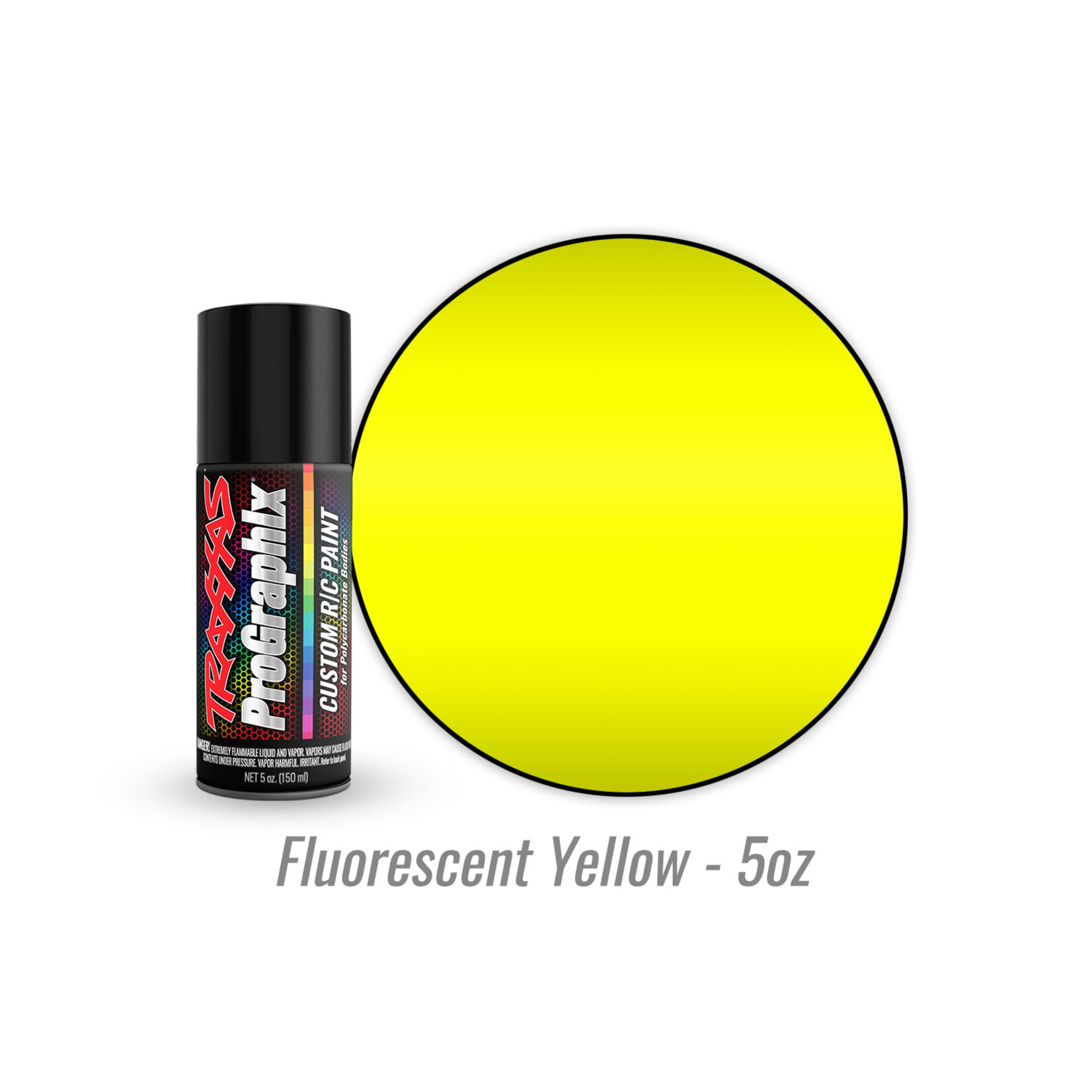 Traxxas 5063 - Flourescent Yellow - 5oz - Polycarbonate Spray