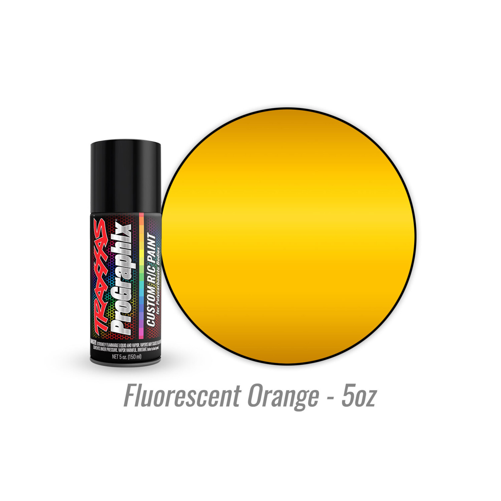 Traxxas 5061 - Fluorescent Orange - 5oz - Polycarbonate Spray