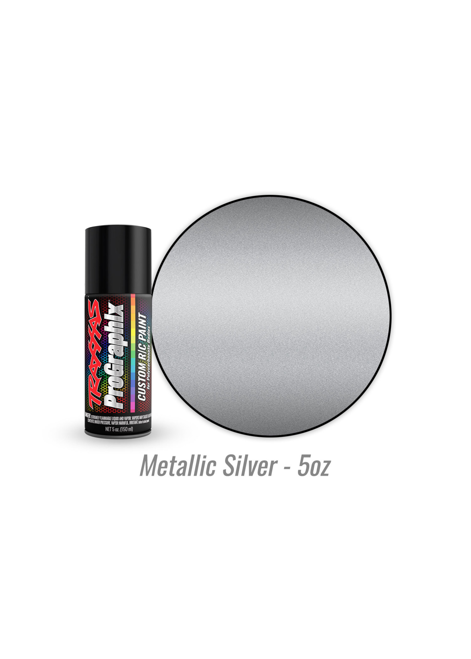 Traxxas 5073 - Metallic Silver - 5oz - Polycarbonate Spray