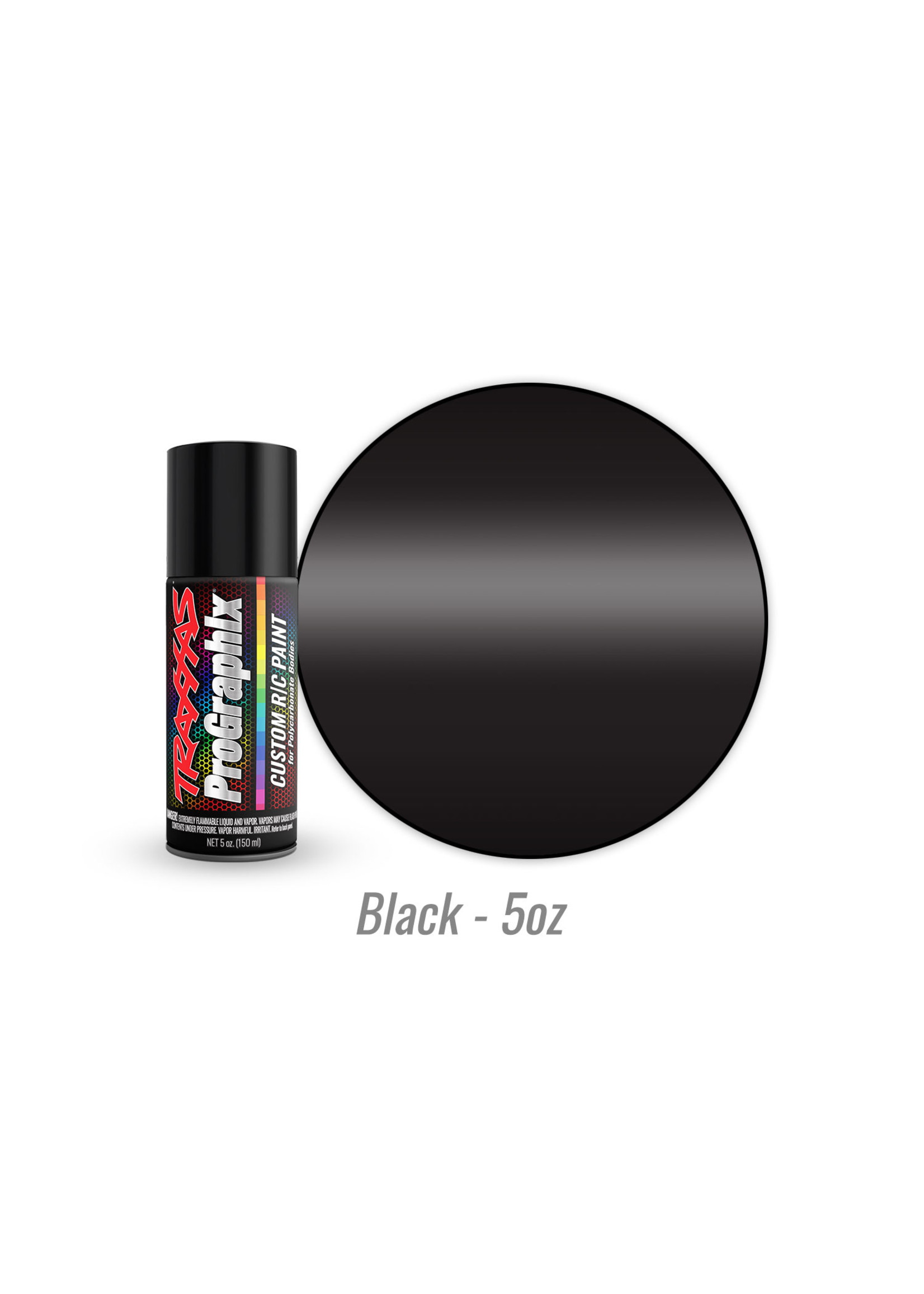 Traxxas 5055 - Black - 5oz - Polycarbonate Spray
